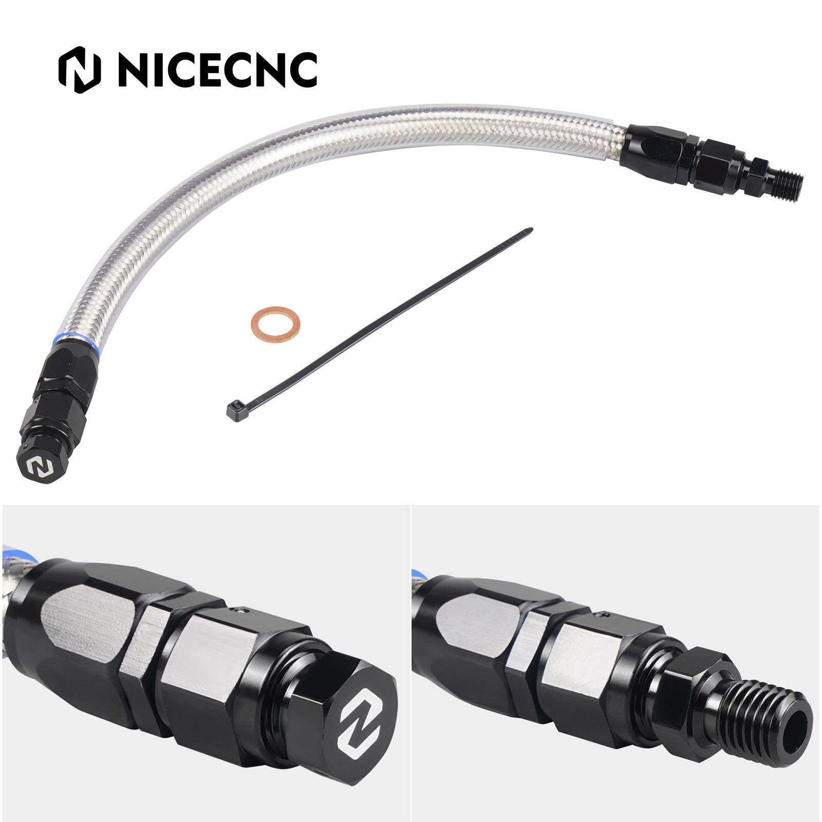 Oil Drain Tank - NICECNC Motorcycle Oil Tank Drain Hose