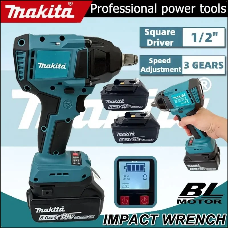 Torque Wrench Digital - Makita Brushless Digital Display Electric Impact