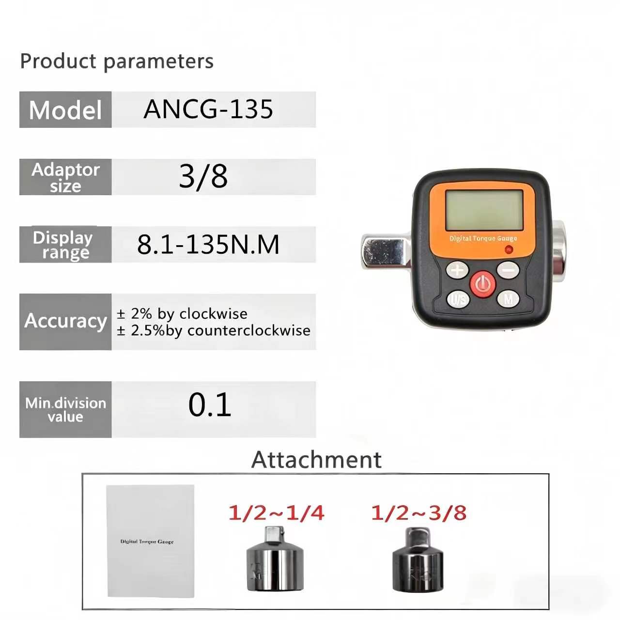 1/4'' 3/8'' 1/2 Company Direct – Torque Wrench Digital recenzja i cena