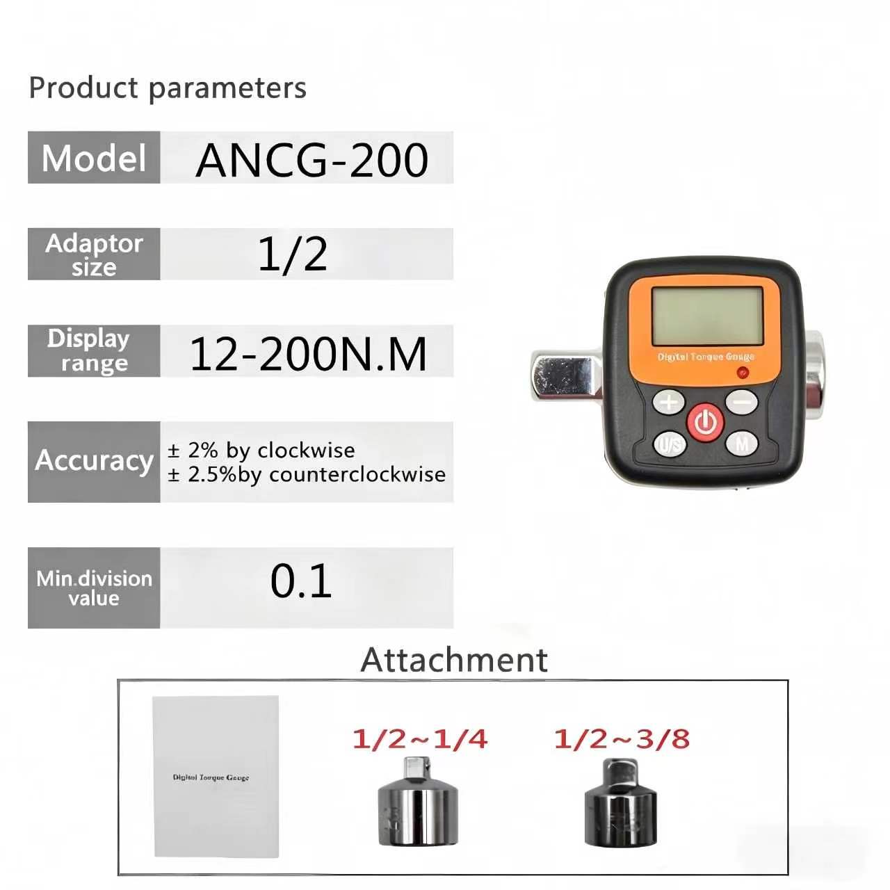1/4'' 3/8'' 1/2 Company Direct – Torque Wrench Digital recenzja i cena