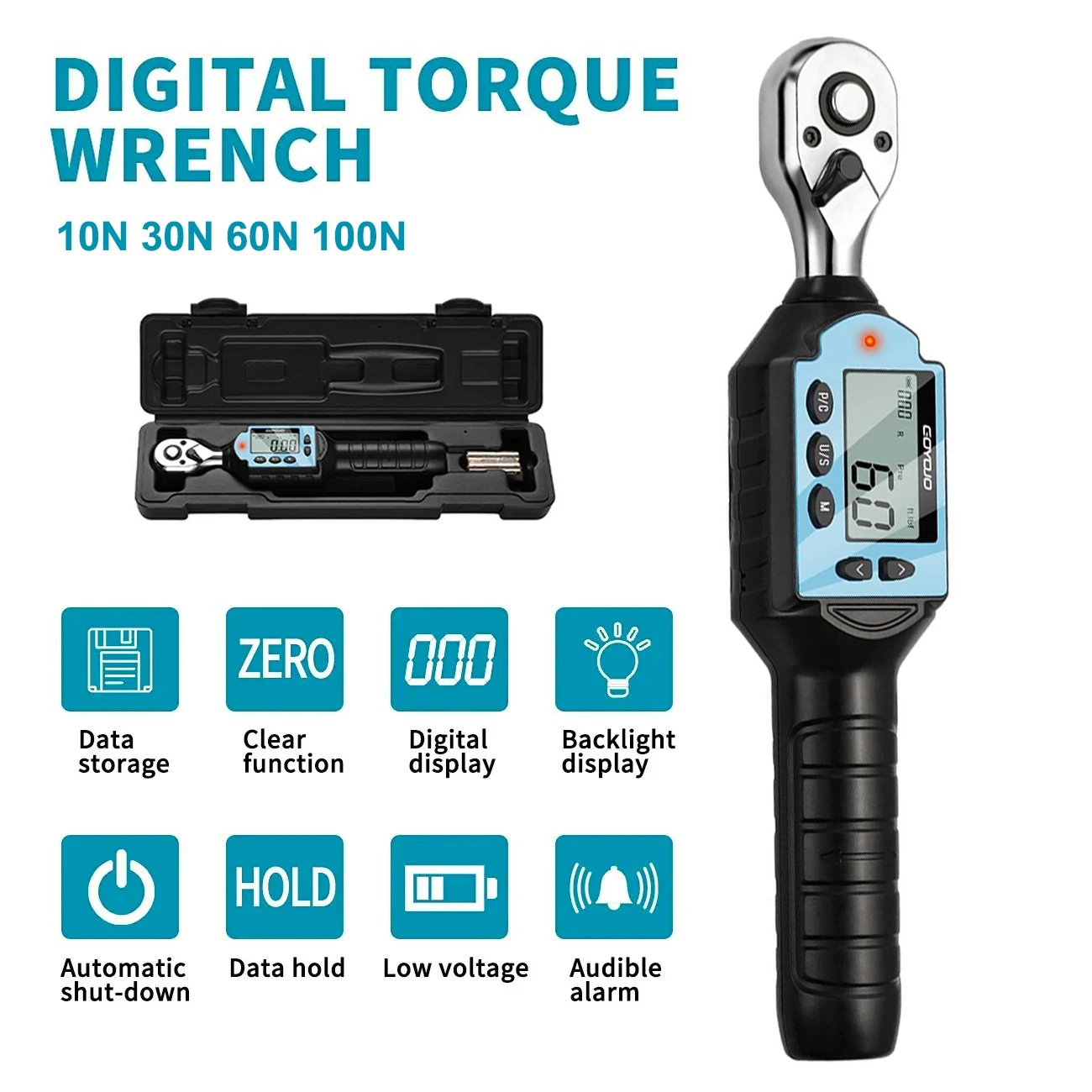1/2 3/8 1/4 Digital Preset Tor – Torque Wrench Digital recenzja i cena