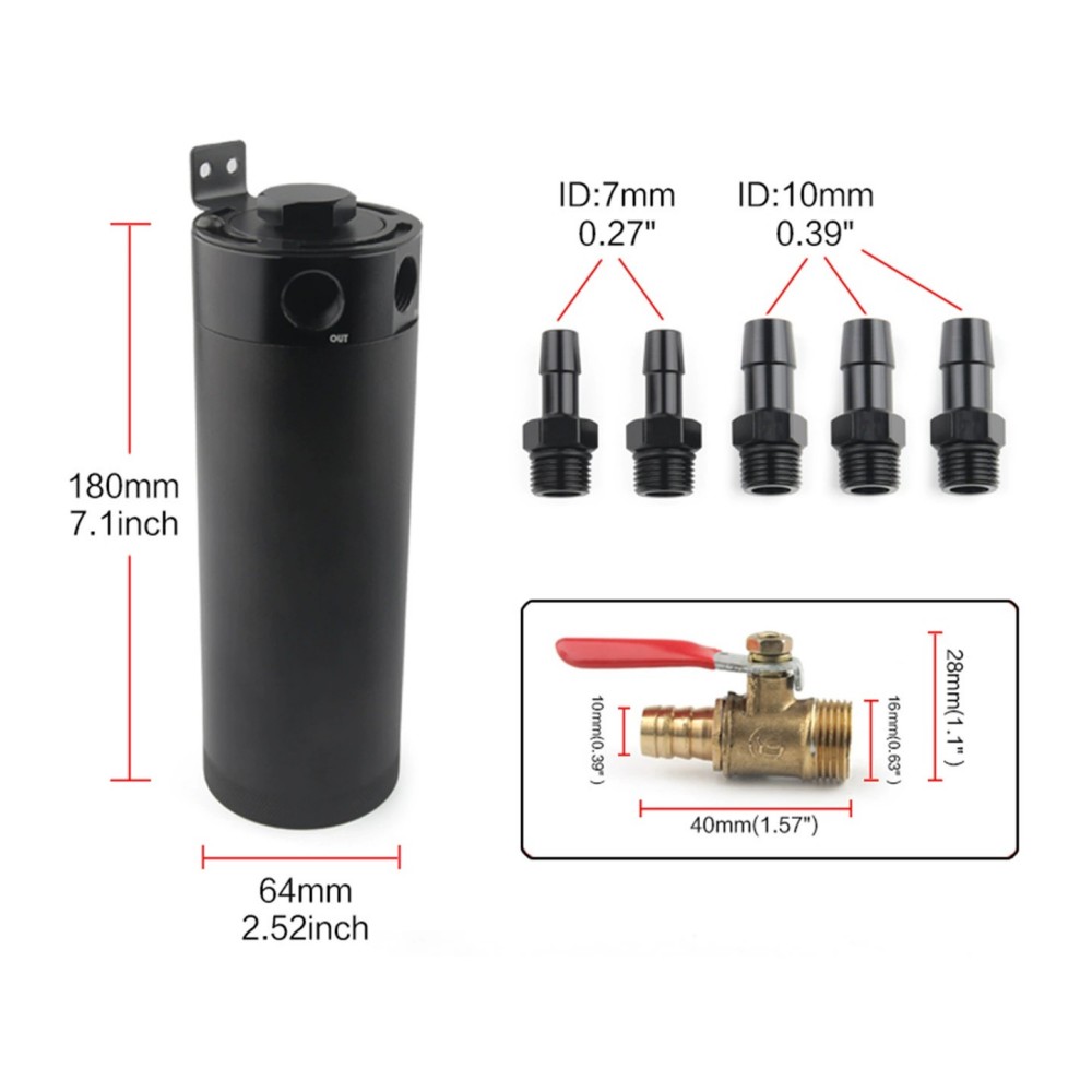 Universal 2-Port Baffled Oil C – Oil Drain Tank recenzja i cena