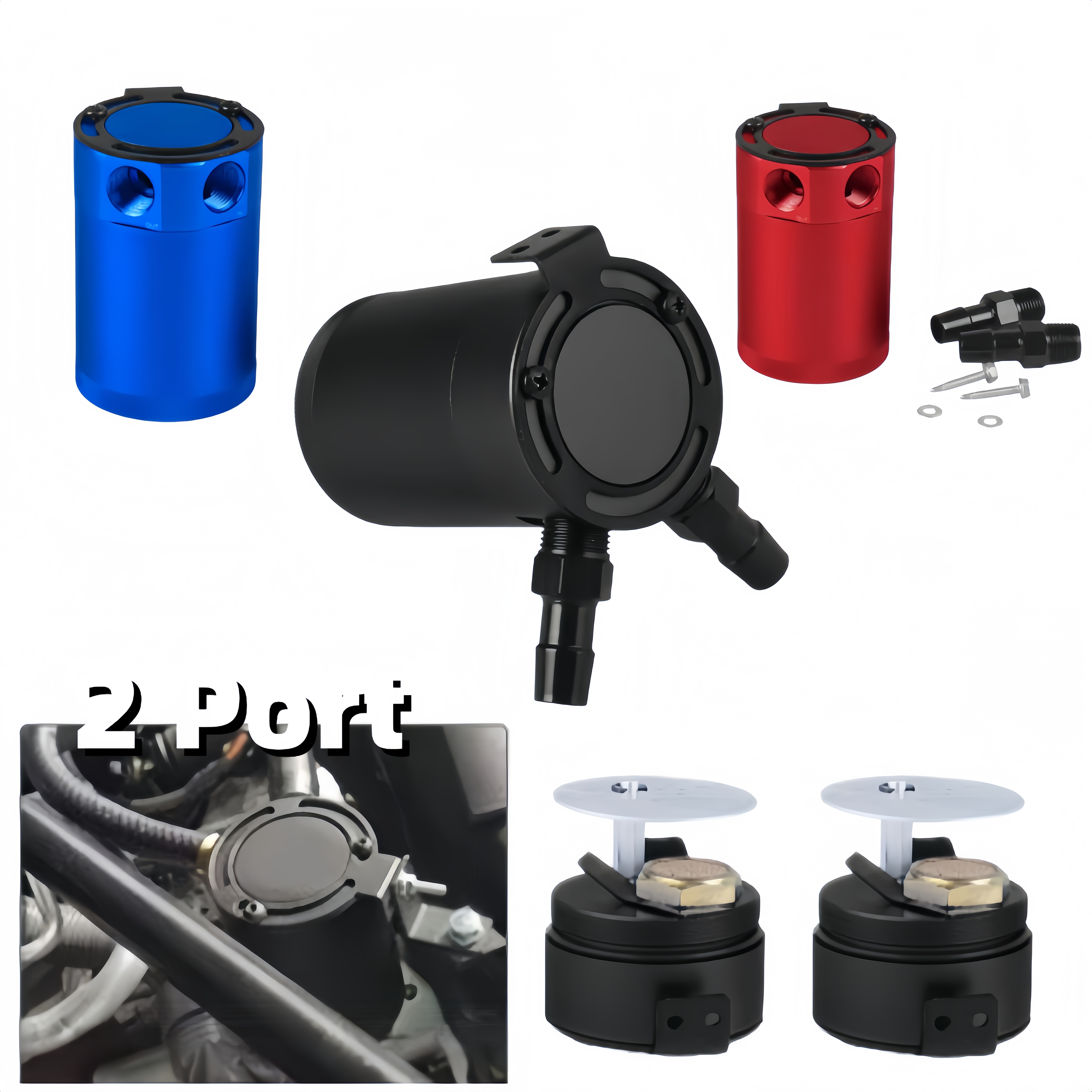Oil Catch Can Baffled Aluminum – Oil Drain Tank recenzja i cena
