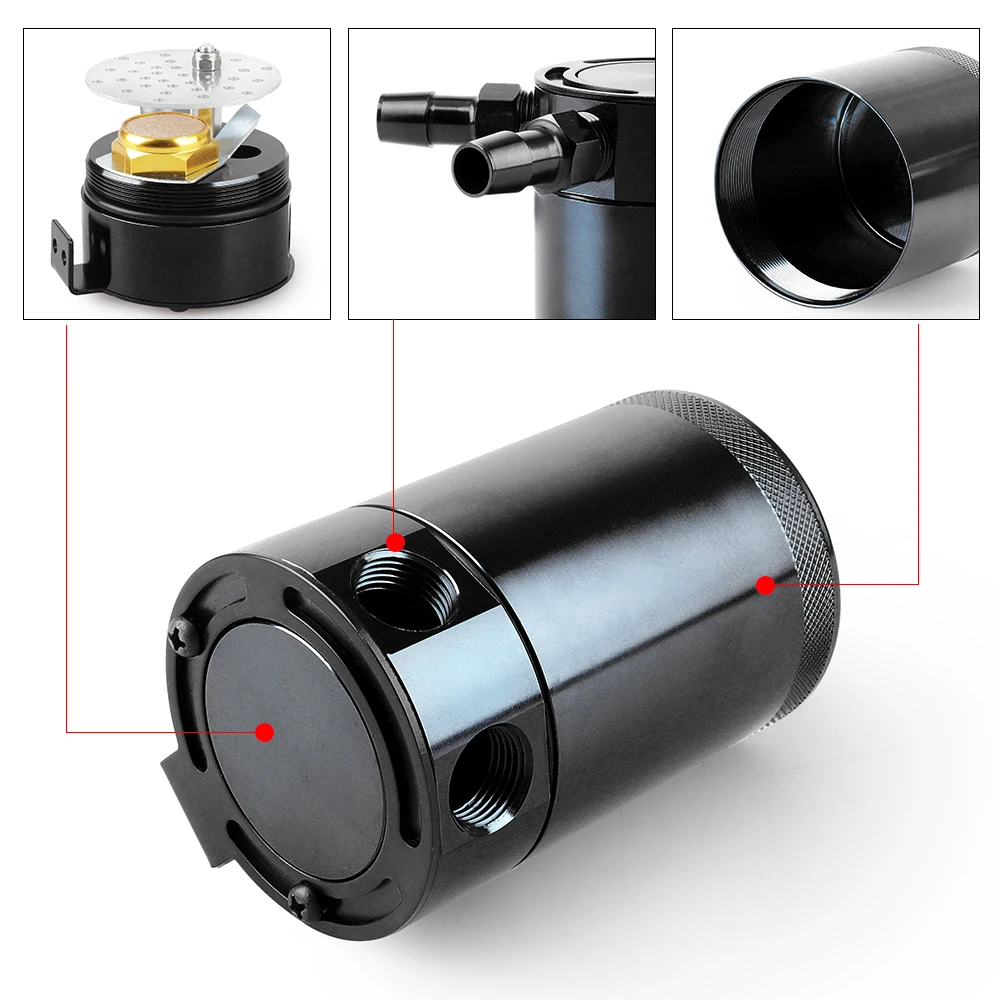 Oil Catch Can Baffled Aluminum – Oil Drain Tank recenzja i cena