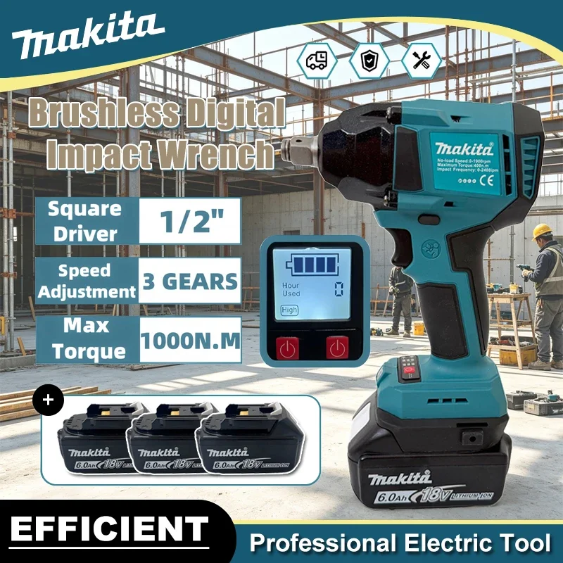 Makita Brushless Digital Displ – Torque Wrench Digital recenzja i cena