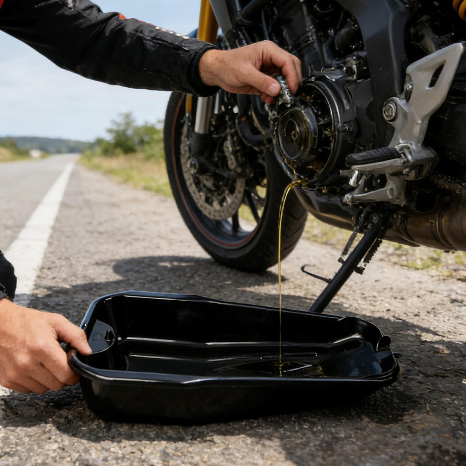 car waste oil pan Motorcycle a – Oil Drain Tank recenzja i cena
