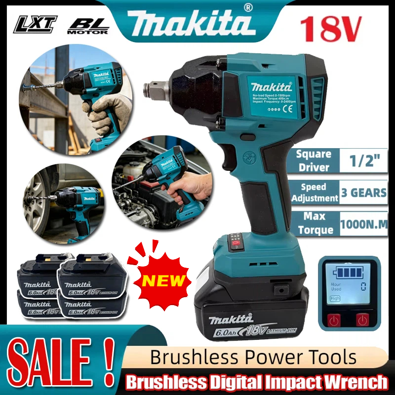 Makita Brushless Digital Displ – Torque Wrench Digital recenzja i cena