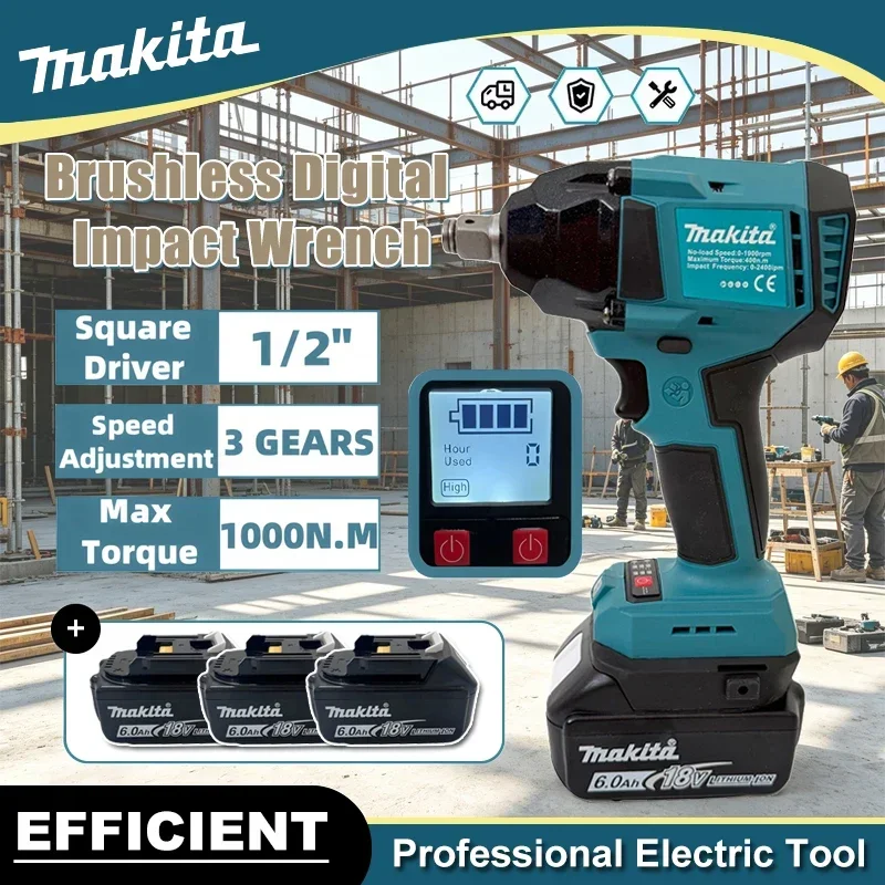 Makita Brushless Digital Displ – Torque Wrench Digital recenzja i cena