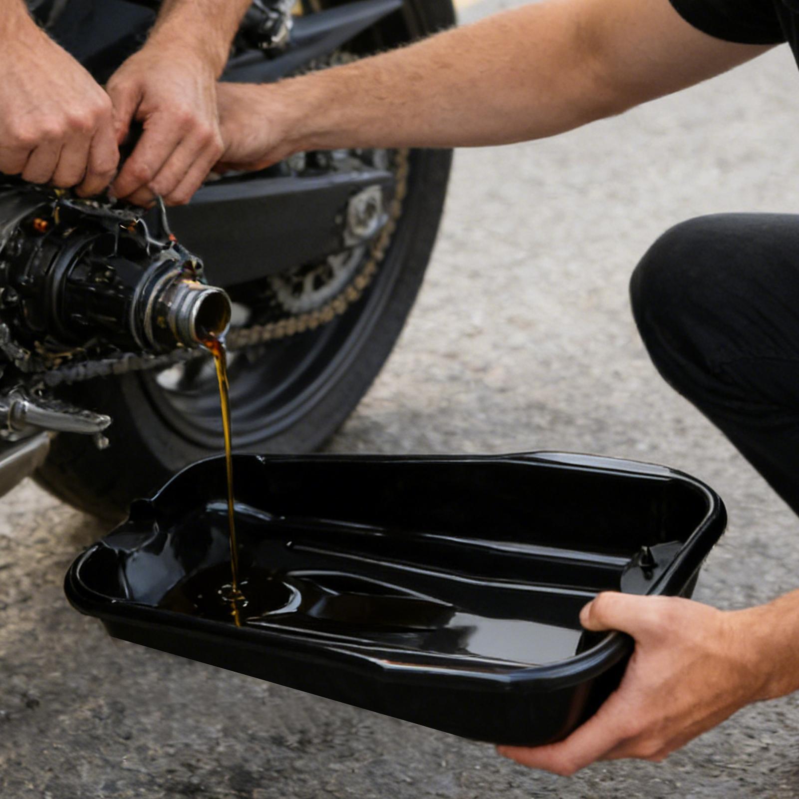 car waste oil pan Motorcycle a – Oil Drain Tank recenzja i cena