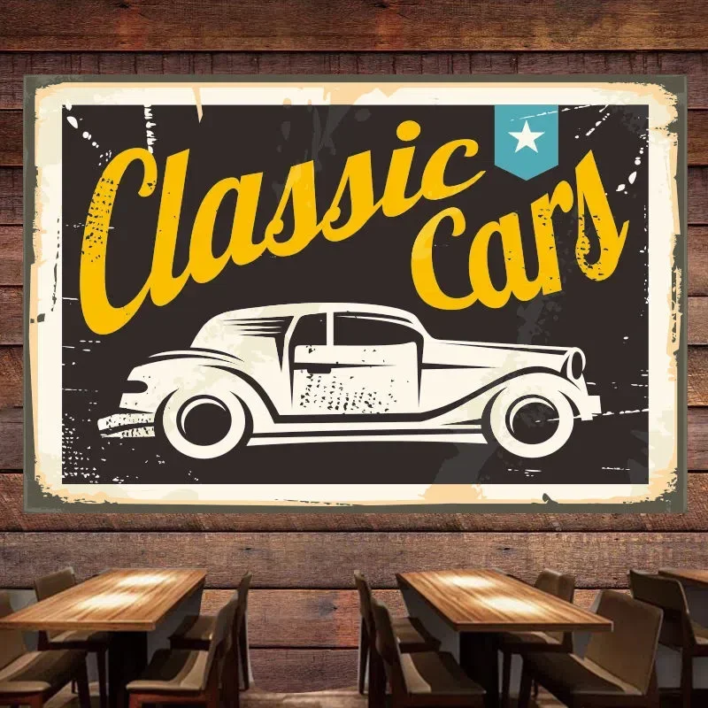 Classic Car Vintage Poster  Fl – Auto Repair Shop For Sale recenzja i cena